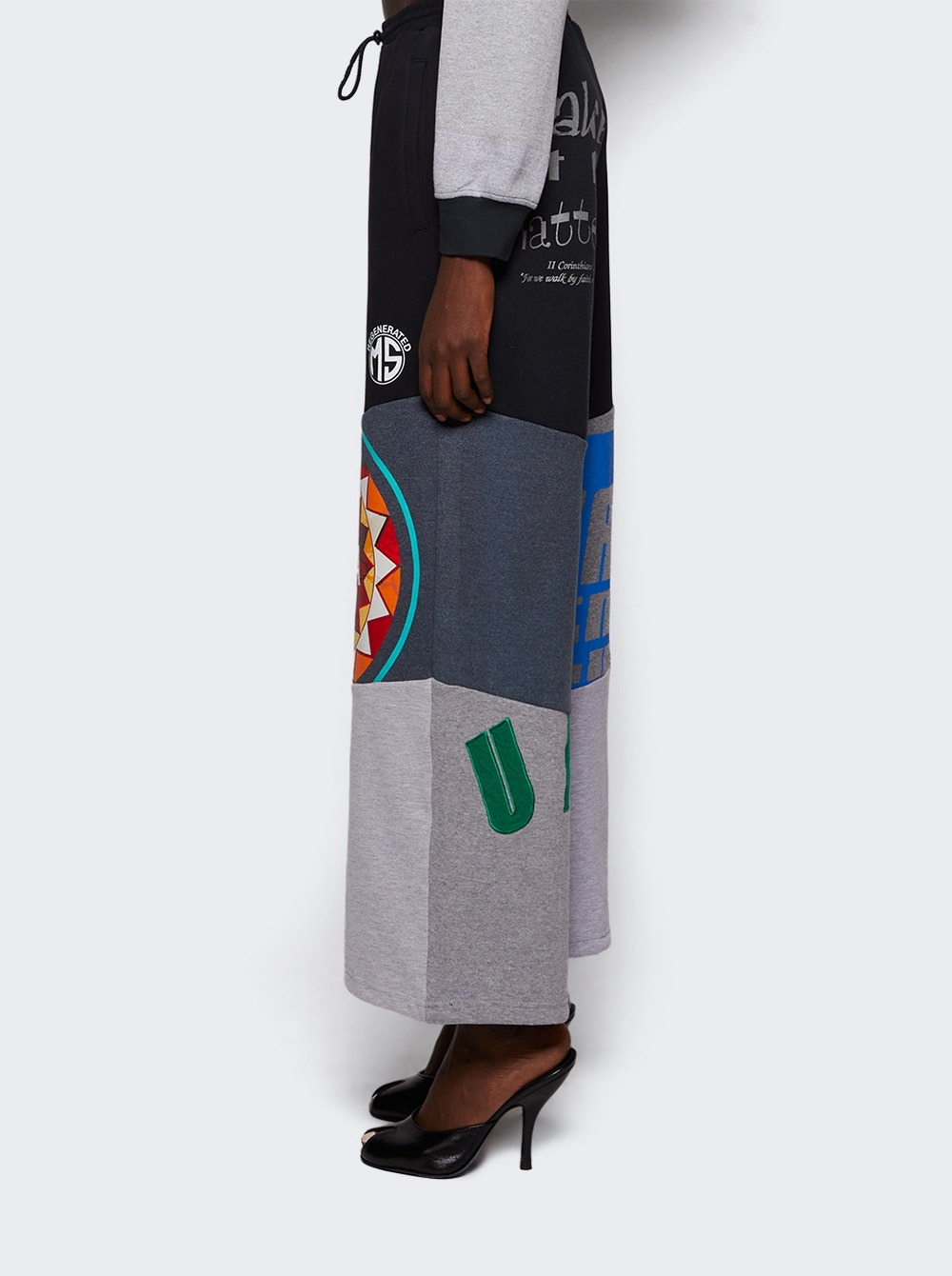 Upcycled Graphic Sweatshirts Sweatpants Magnet - 4