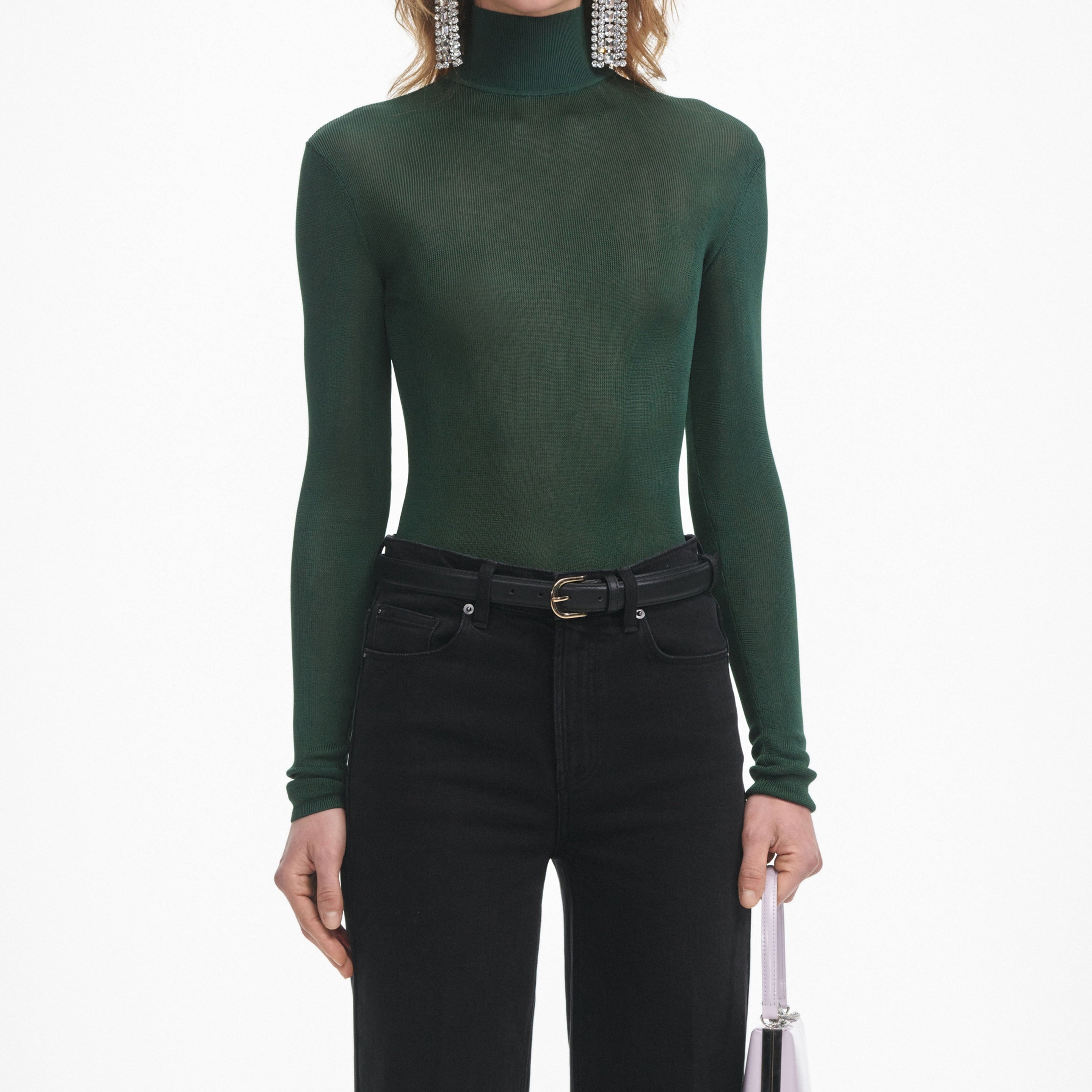 Black Flared Jeans - 4