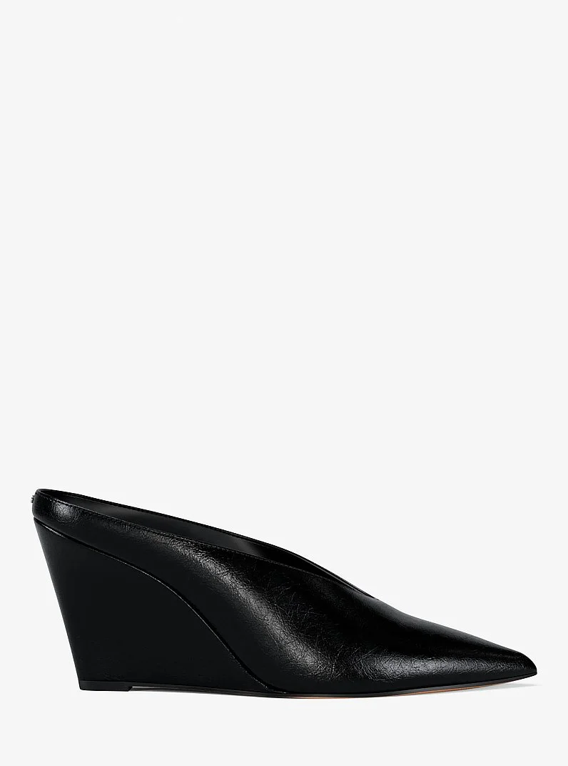 Xandra Leather Wedge Mule - 1