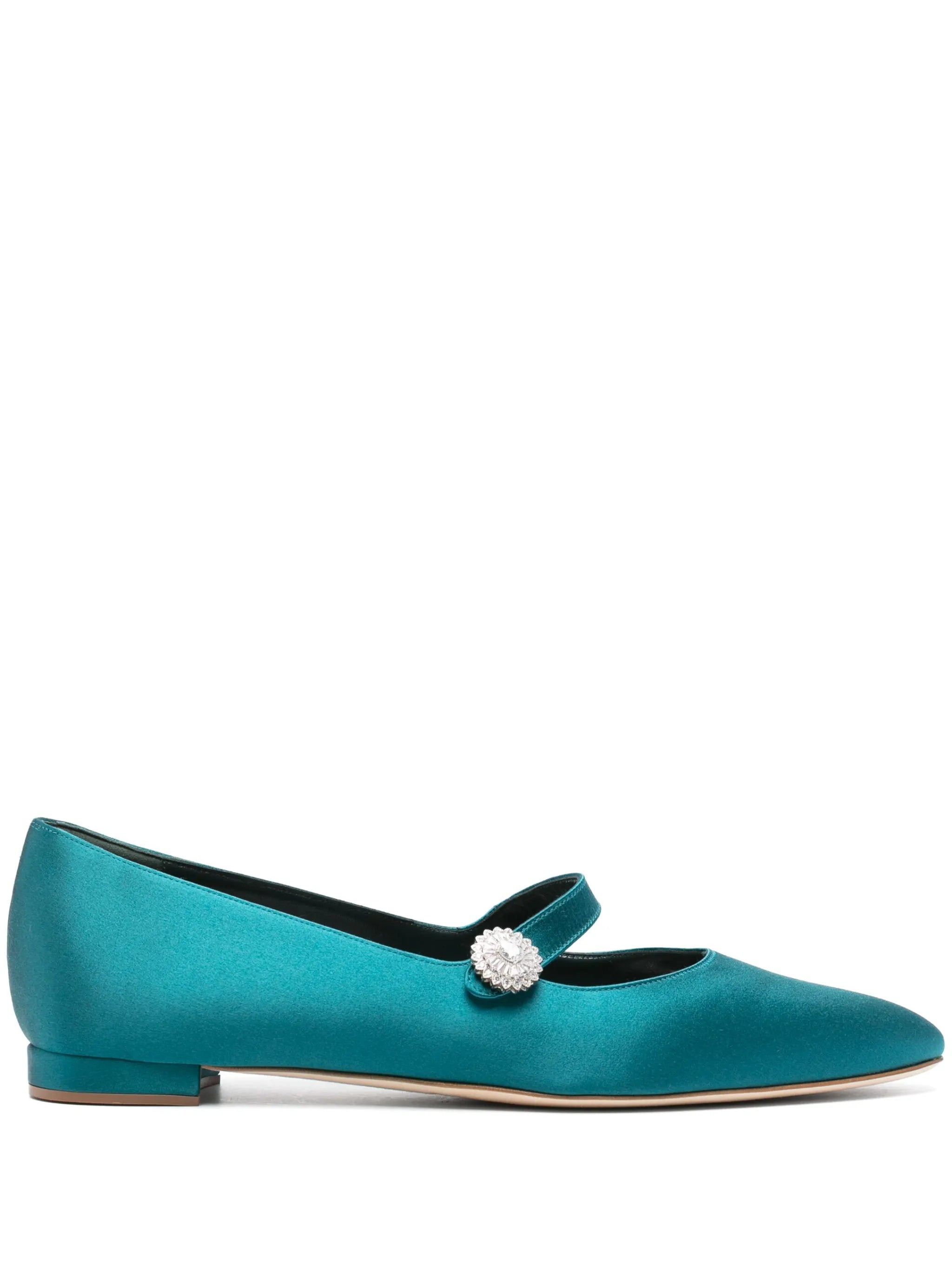 satin ballet flats - 1
