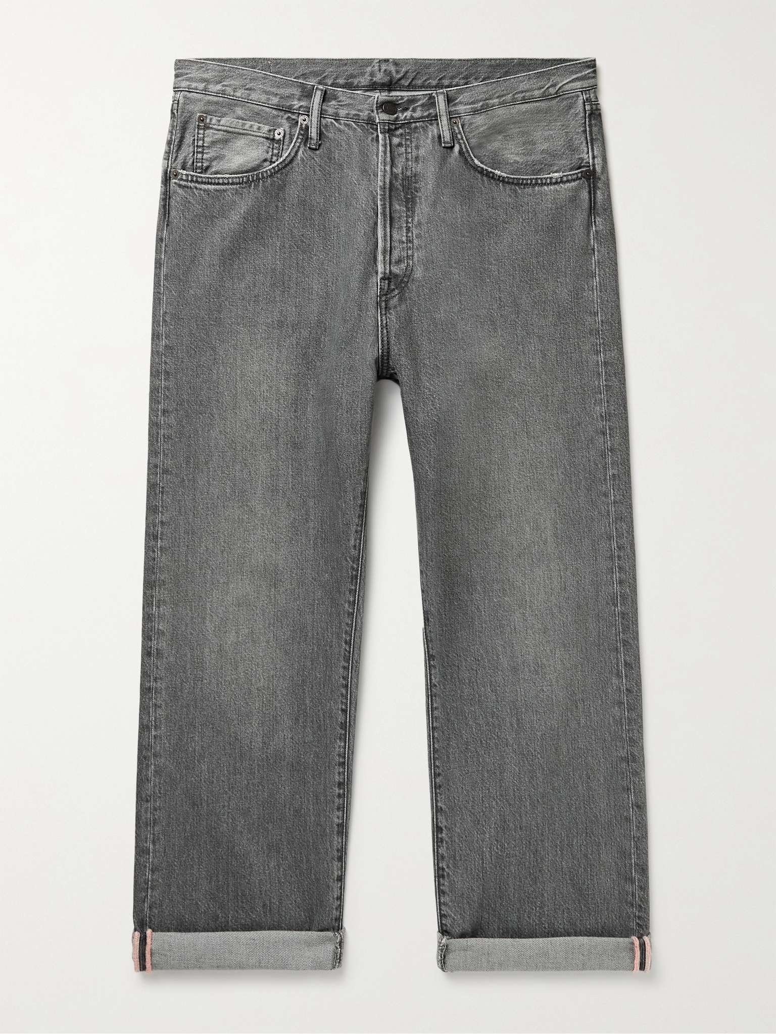 Washed Selvedge Jeans - 1