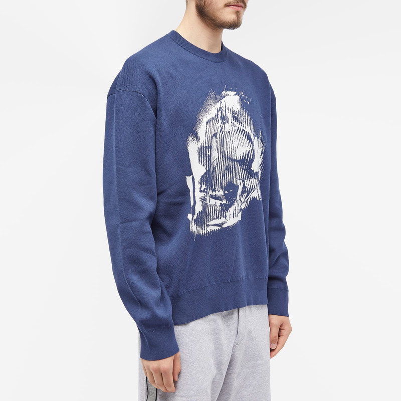 Alexander McQueen Alexander McQueen Intarsia Skull Crew Knit outlook