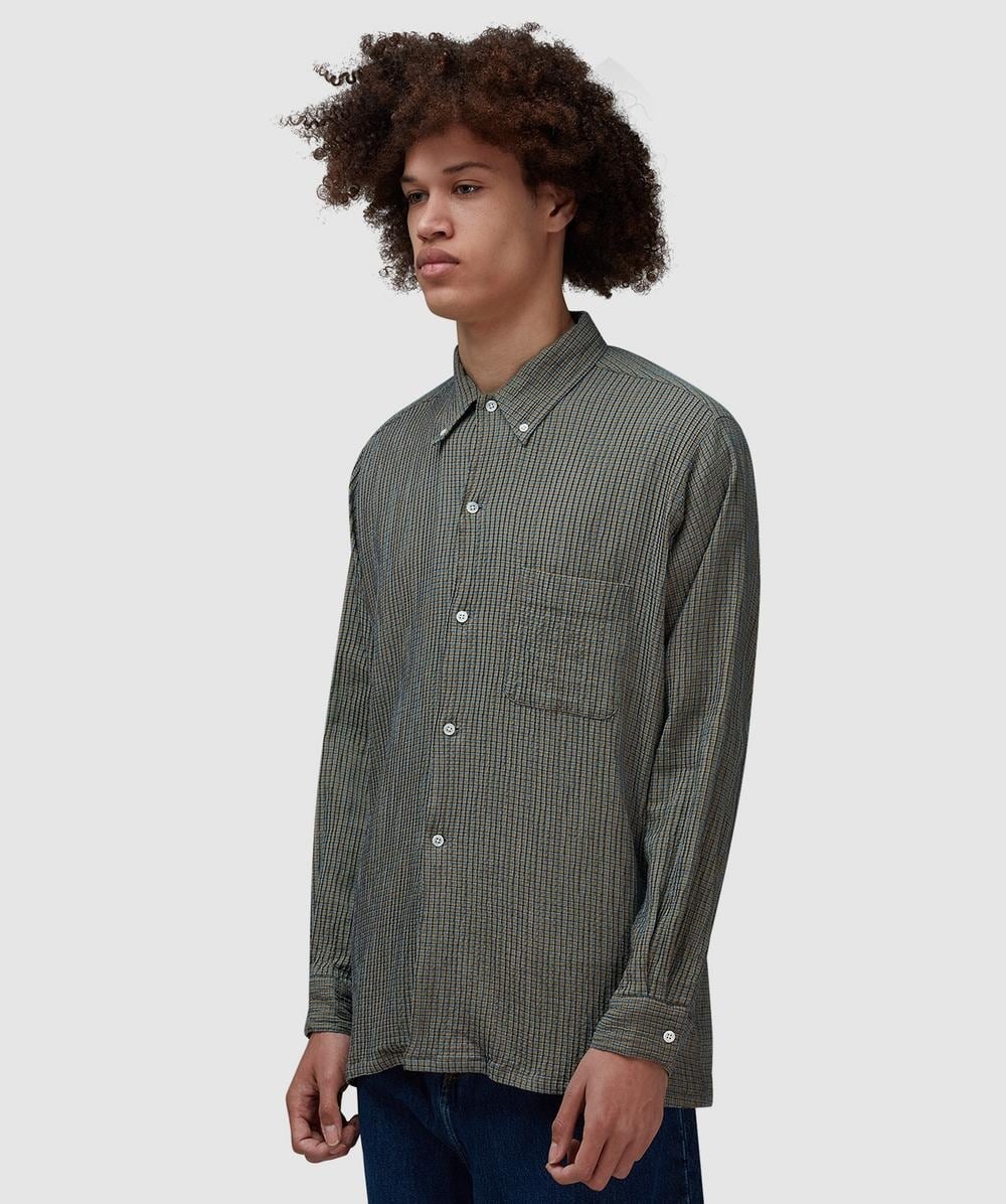 Open B.D. plaid shirt - 2