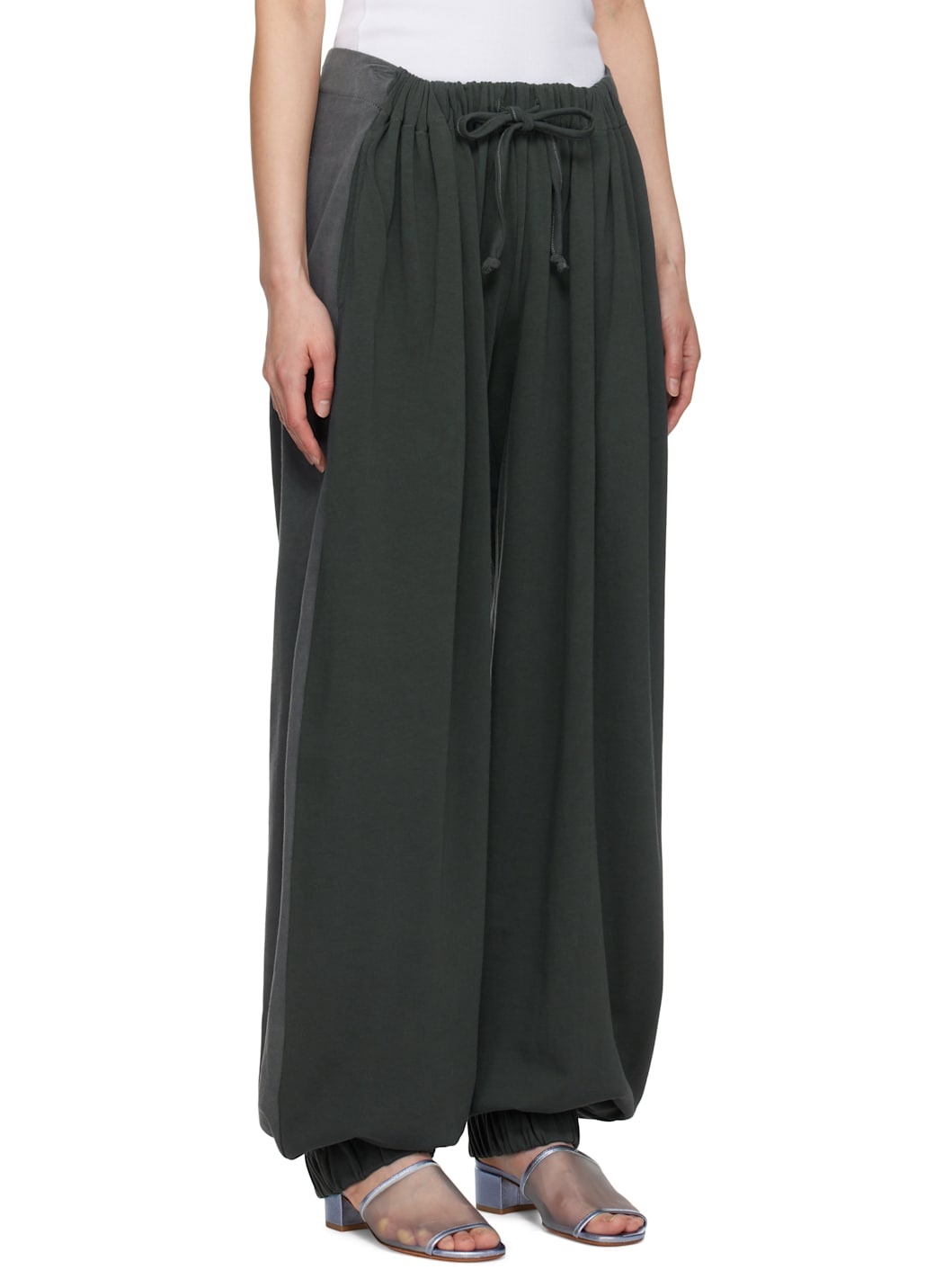 Gray Light Cotton Sweatpants - 2