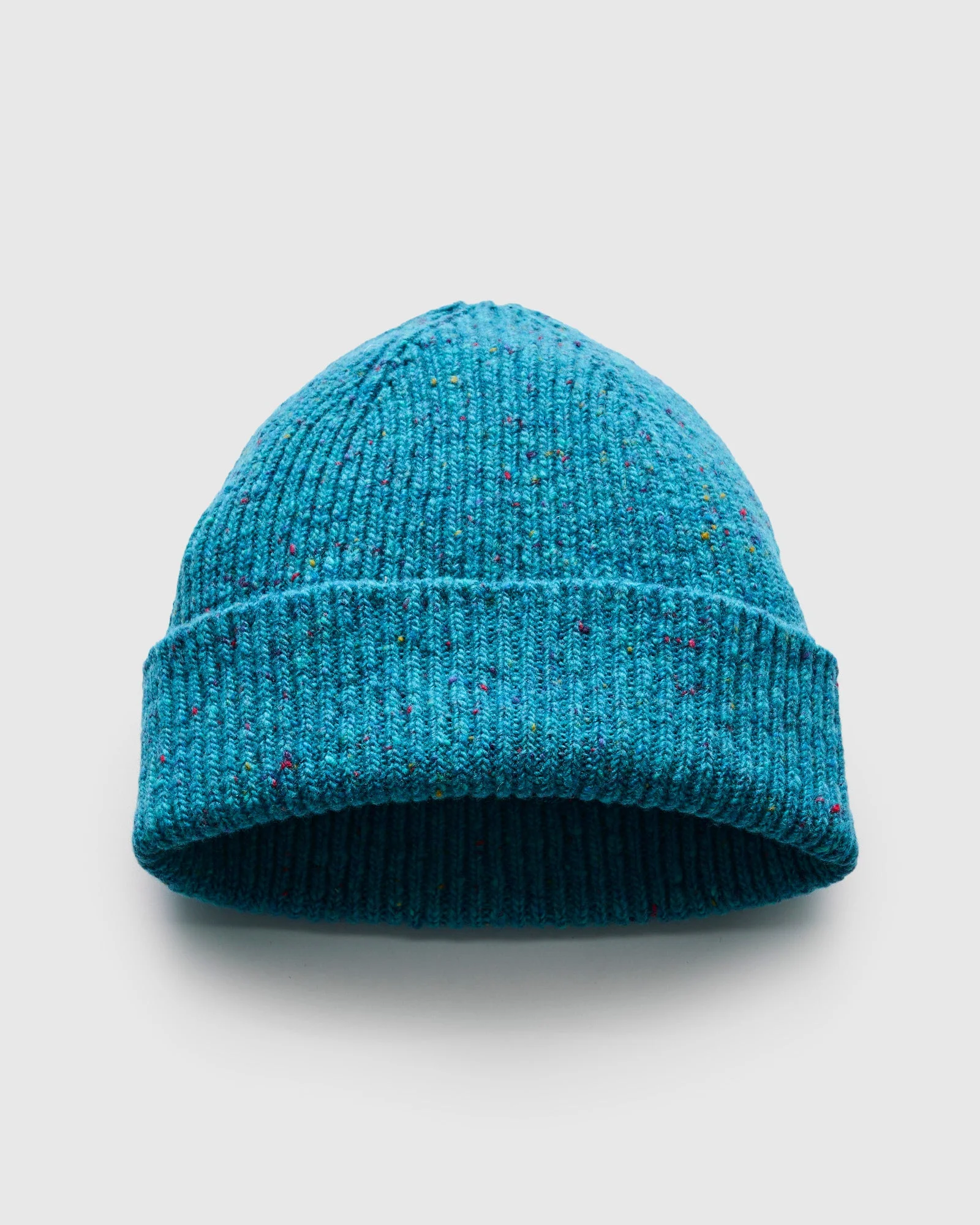 "Out of the Blue" Wool Beanie in Starnight - 1