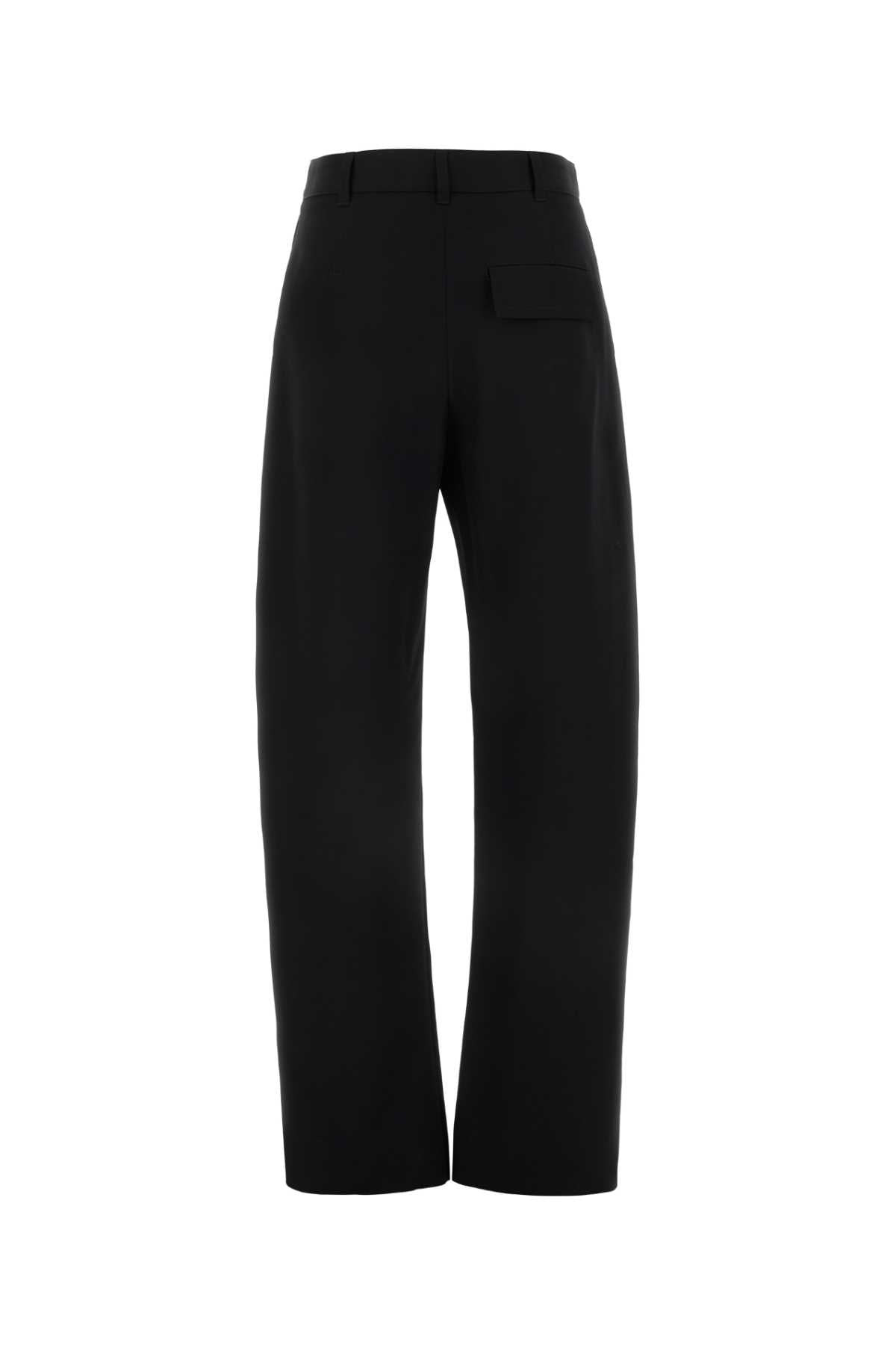 Bottega Veneta Women Black Twill Pant - 2