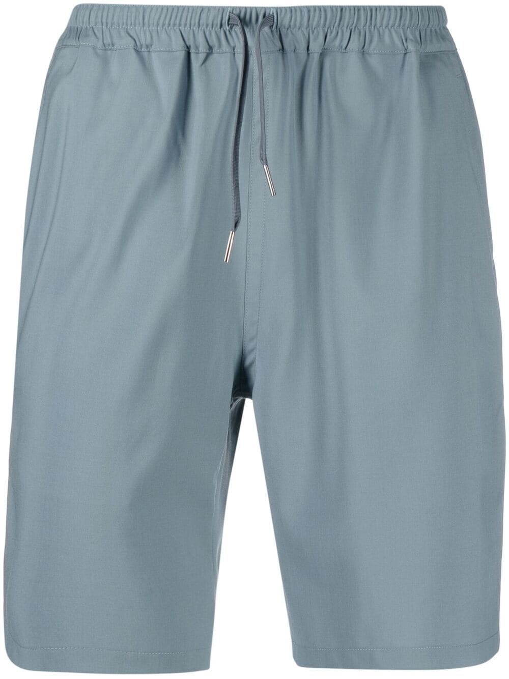 Alpha elasticated-waist deck shorts - 1