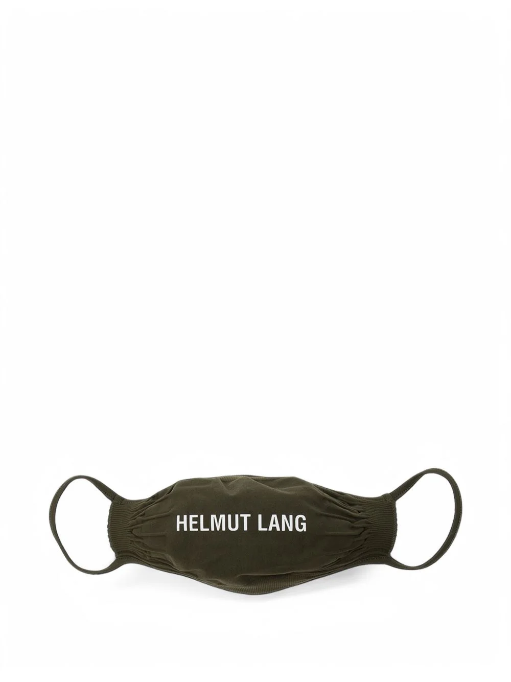 logo-print cotton face mask - 1