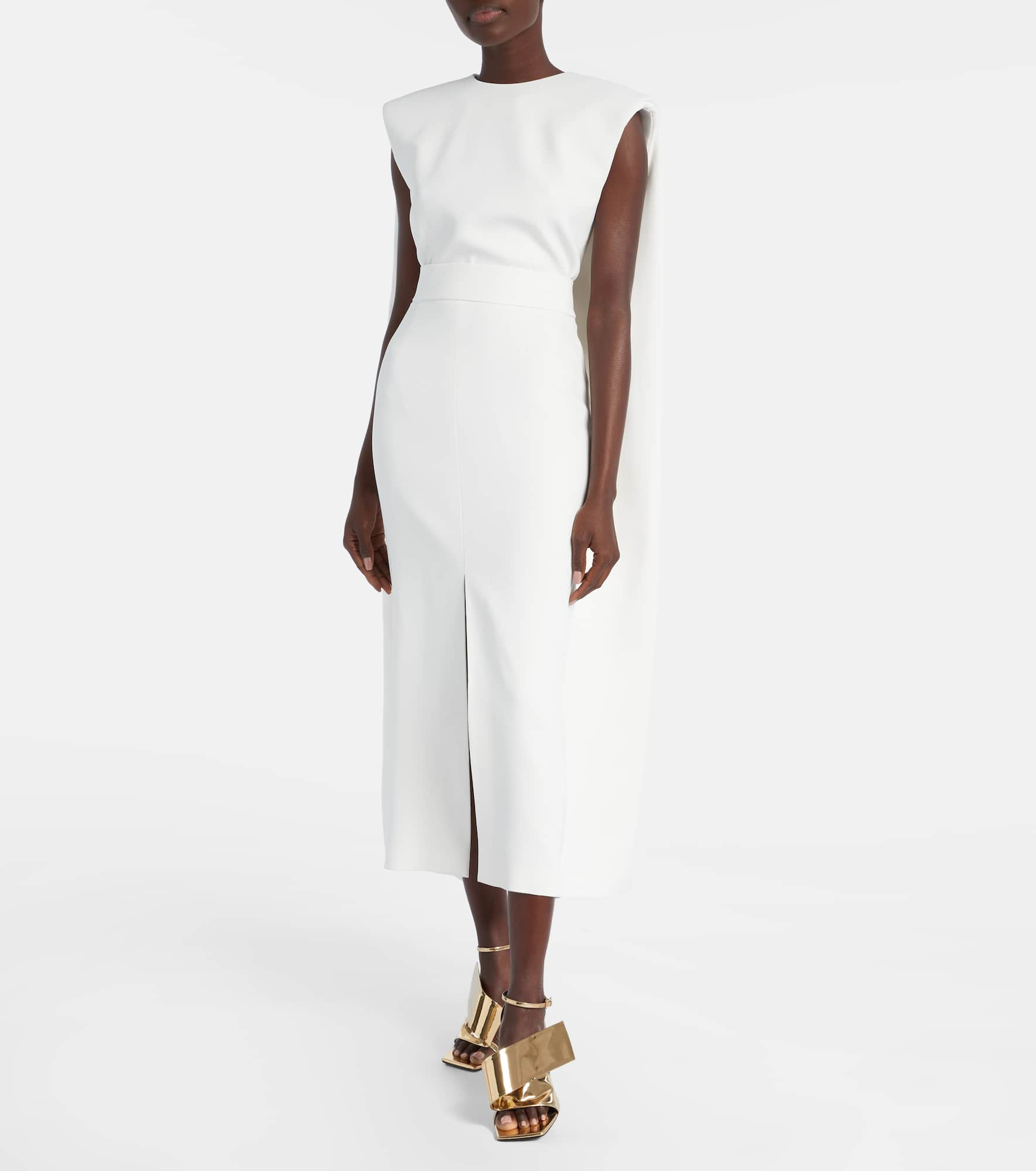 Caped cocktail dress - 2
