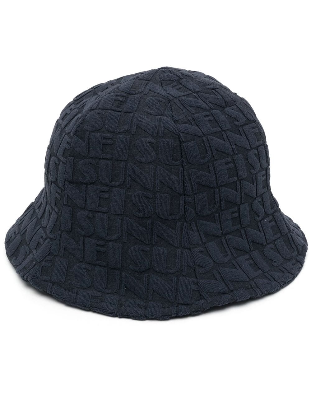 embossed-logo bucket hat - 1