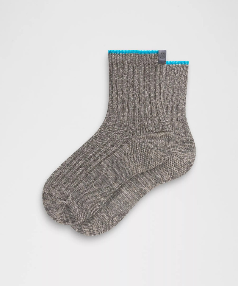 Unisex Quarter-Length Ragg Socks 1
