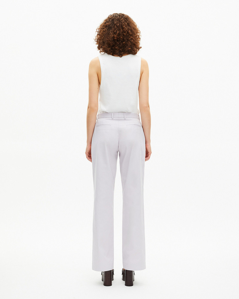 LILAC STRAIGHT-LEG TAILORED PANTS 3