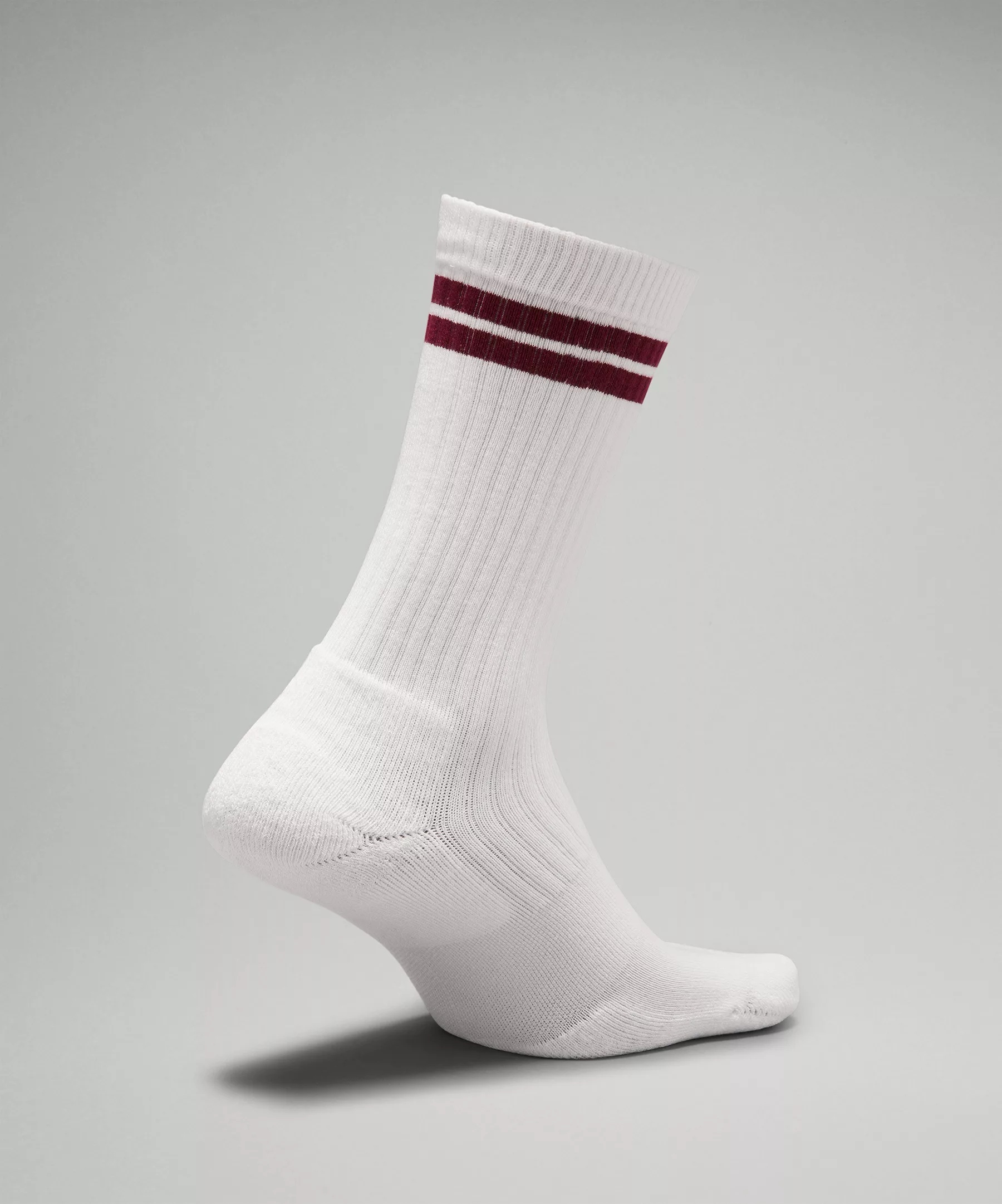 Men's Daily Stride Ribbed Comfort Crew Socks - 4