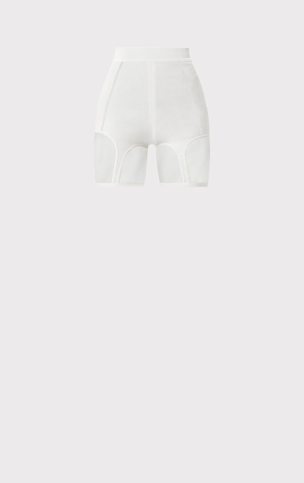 HERVÉ LÉGER X LAW ROACH SEAMED BIKE SHORTS - 1