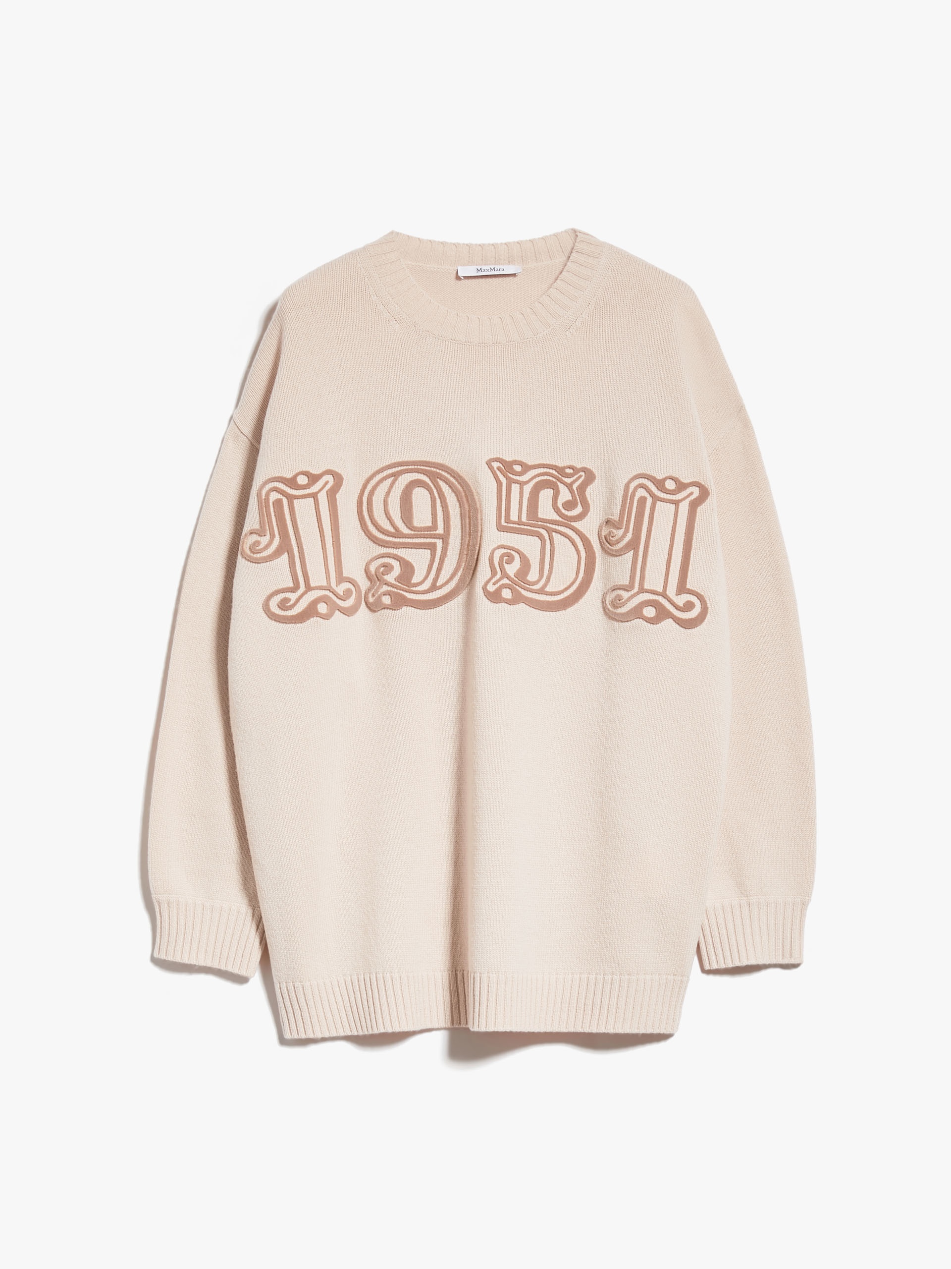 FIDO Wool and cashmere monogram pullover - 1