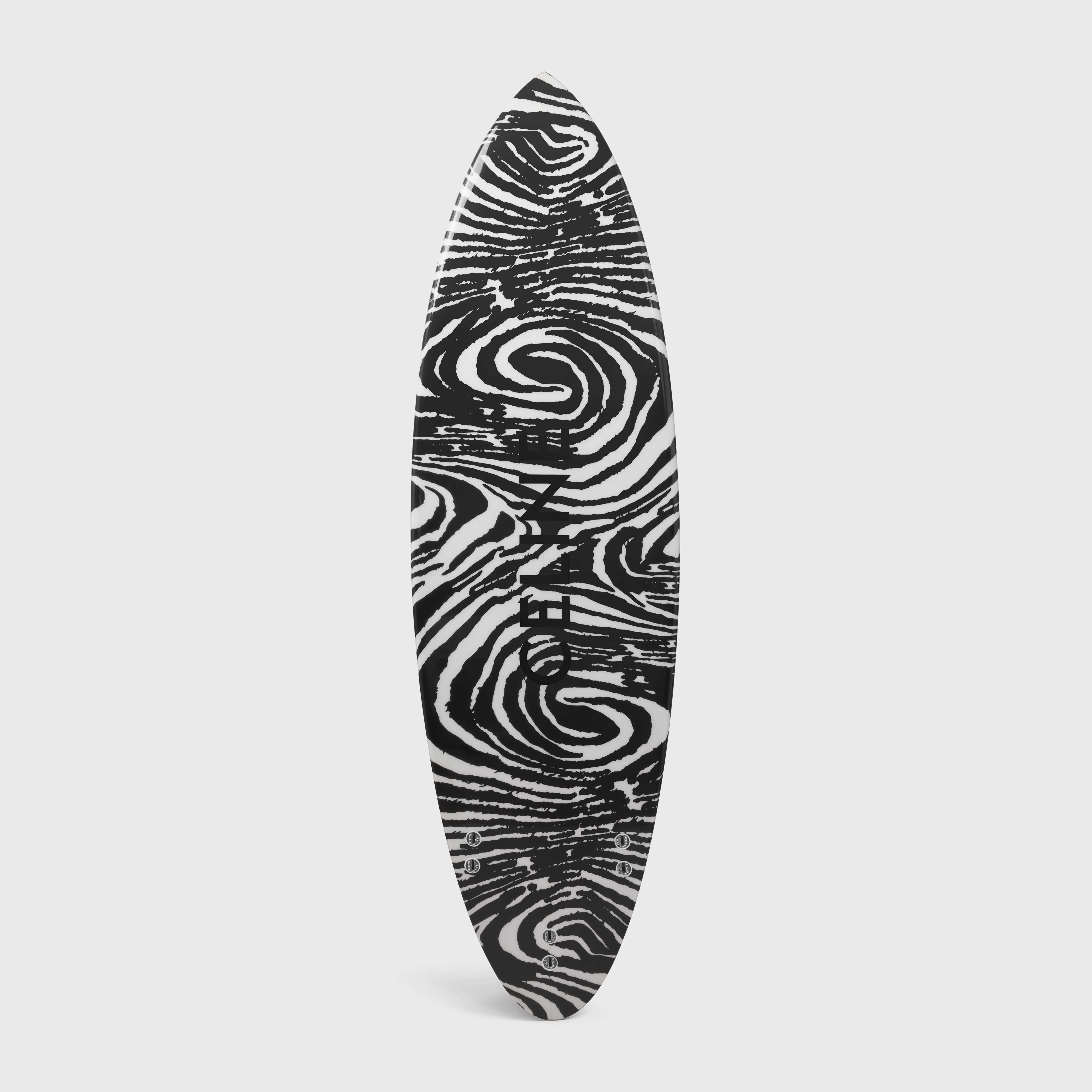 Surfboard in WOOD ZEBRA PATTERN AND CELINE PRINT - 2