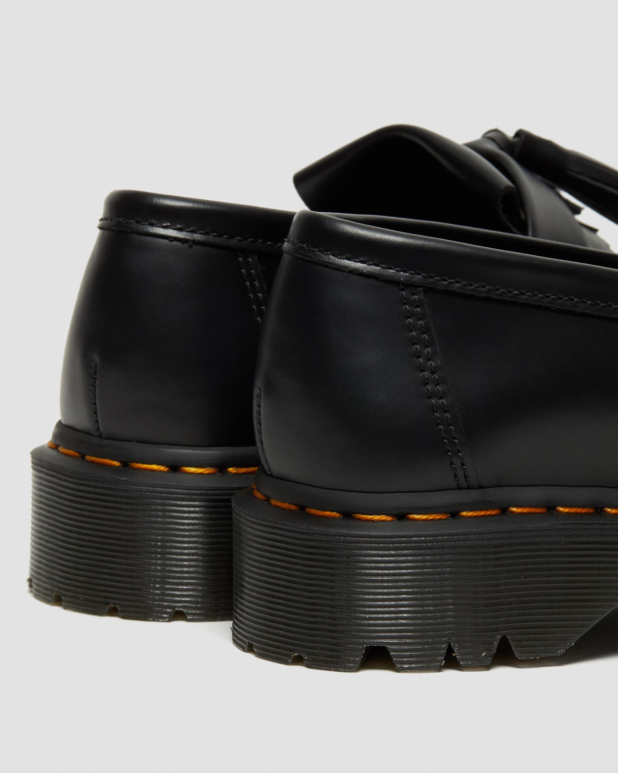 Adrian Bex Smooth Leather Tassel Loafers - 8