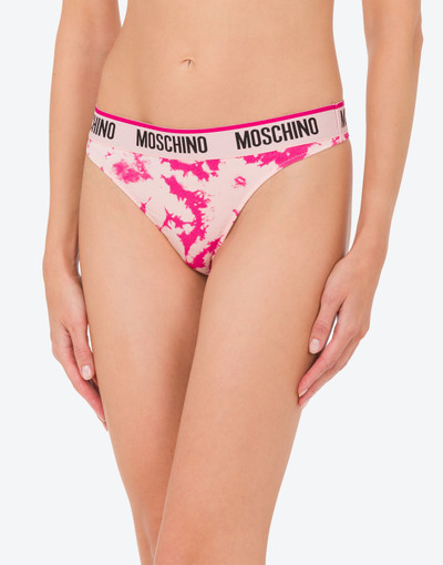 Moschino TIE DYE THONG outlook