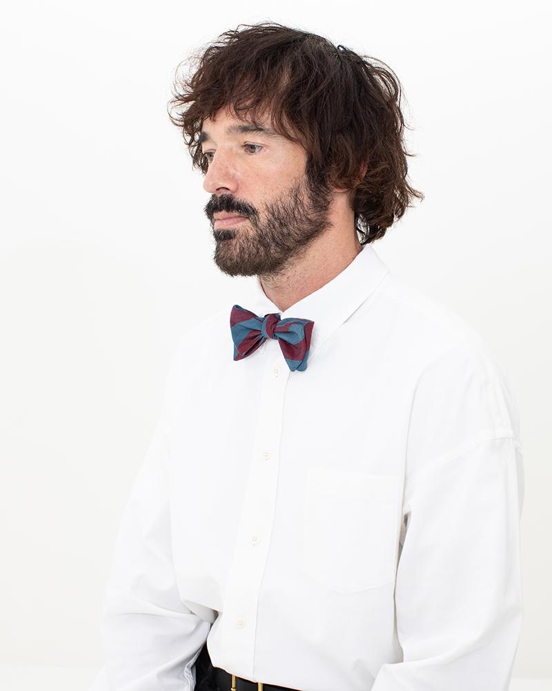 BOW TIE STRIPE (N.D.) BLUE - 2