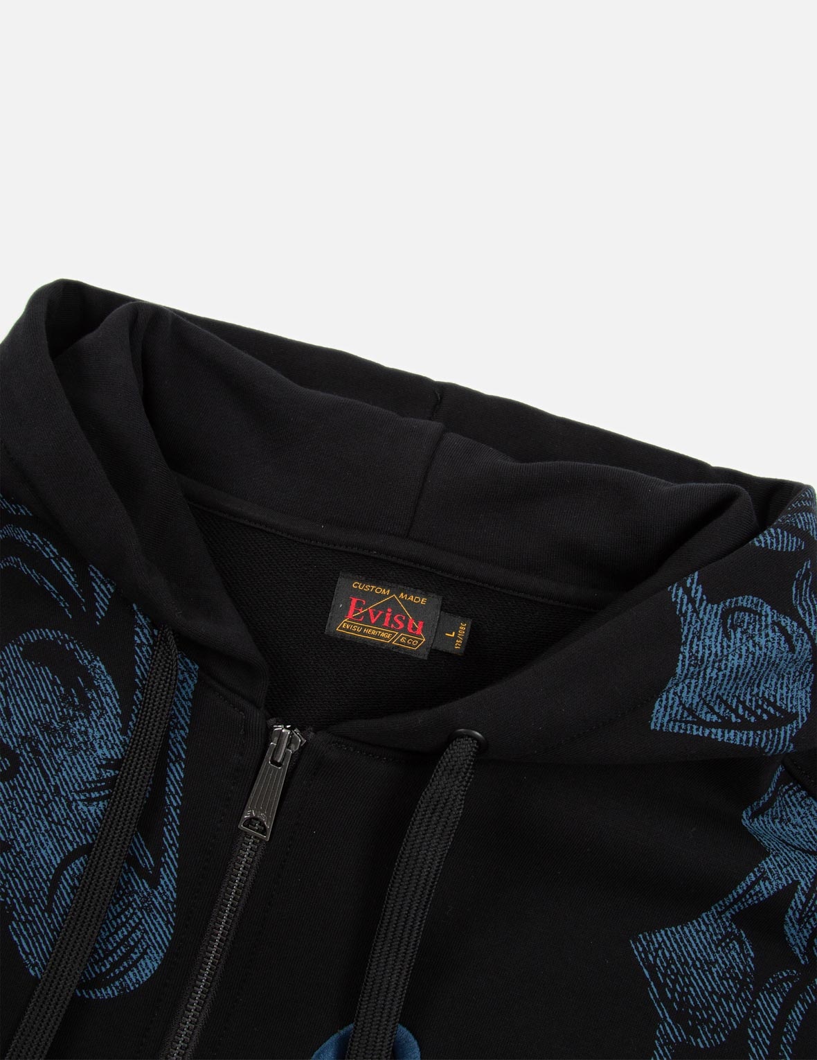 ALLOVER GODHEAD PRINT ZIP-UP HOODIE - 4