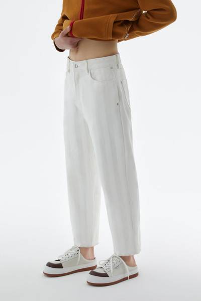 SUNNEI WHITE STRIPED PANTS outlook