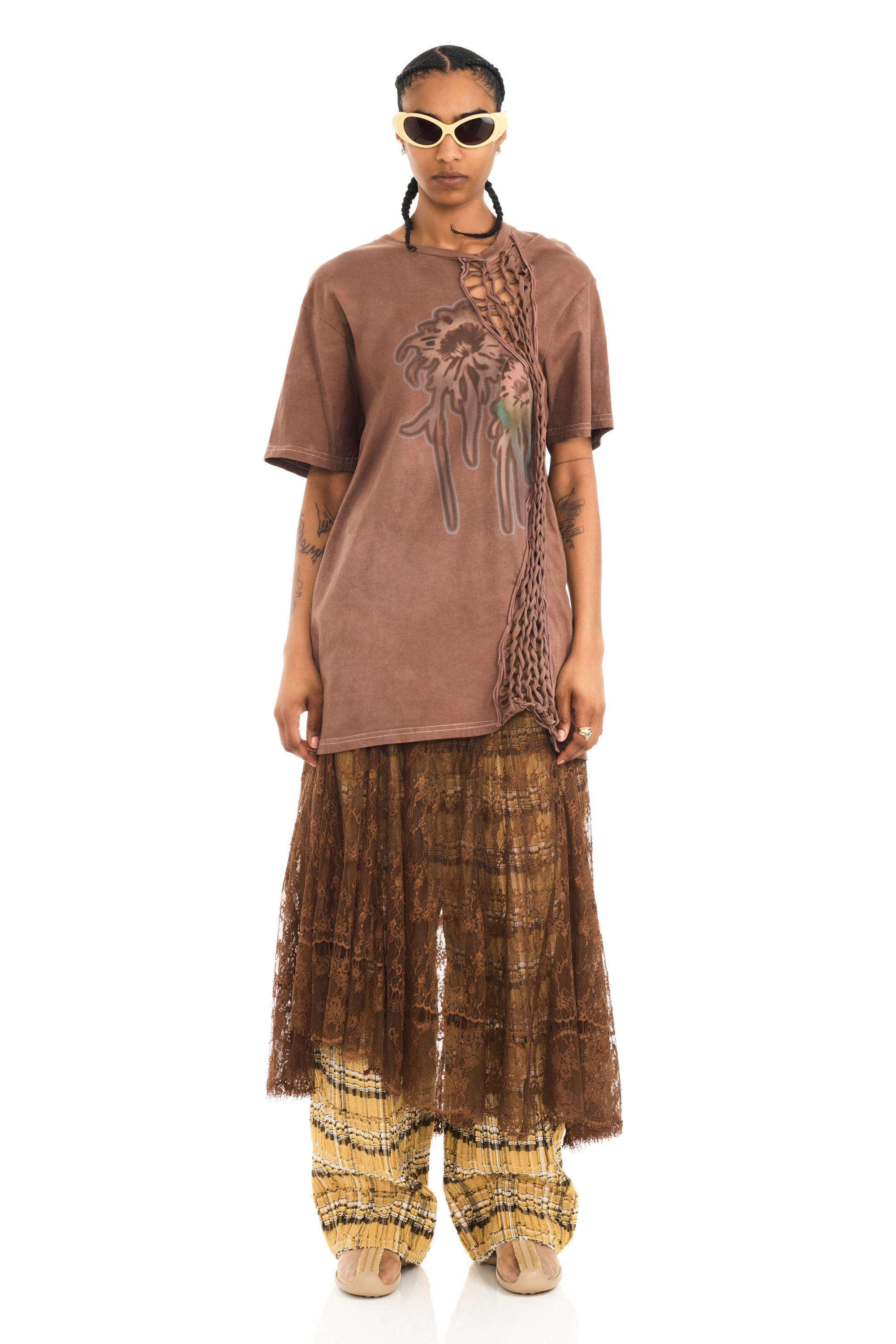EARTH FADED FLOWER TOSH TEE - 2