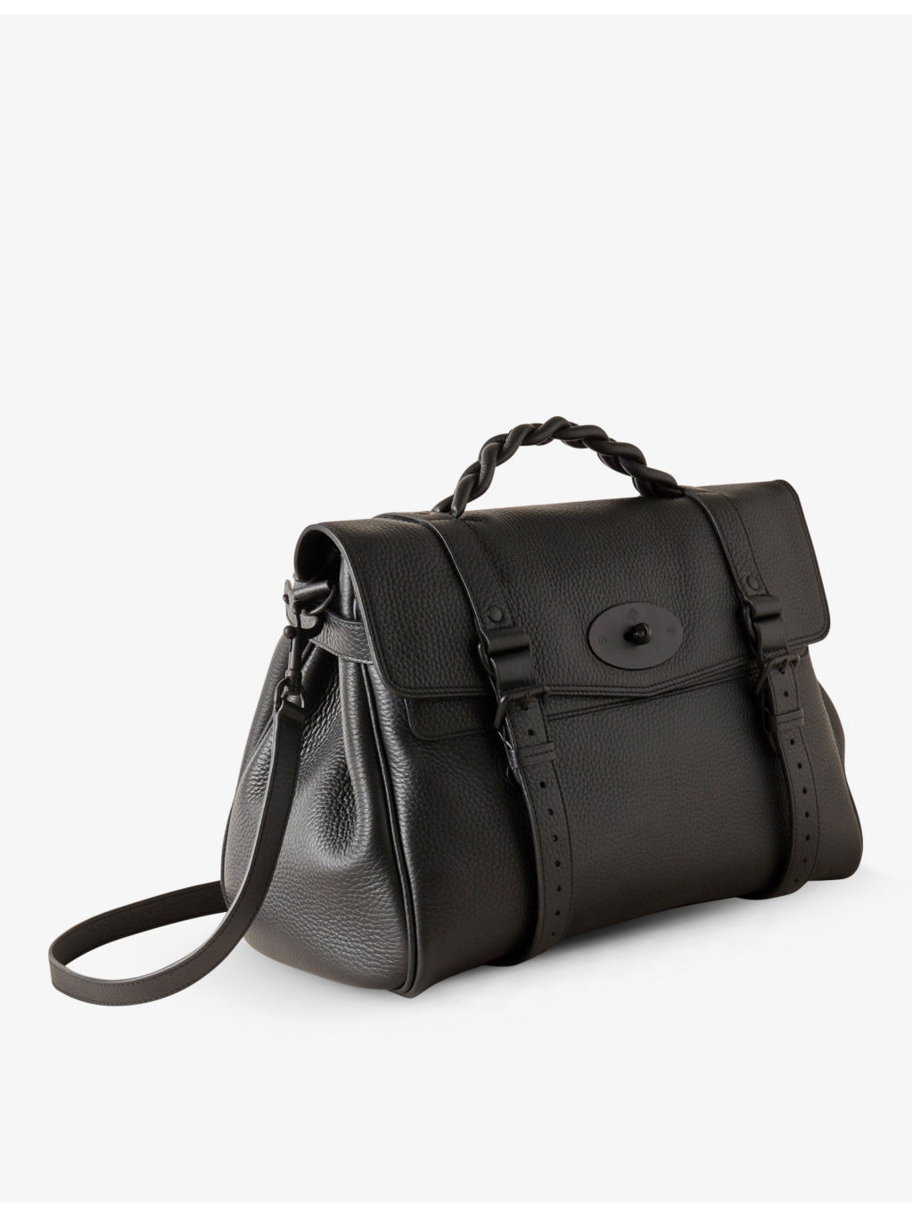 Alexa oversized leather satchel bag - 7