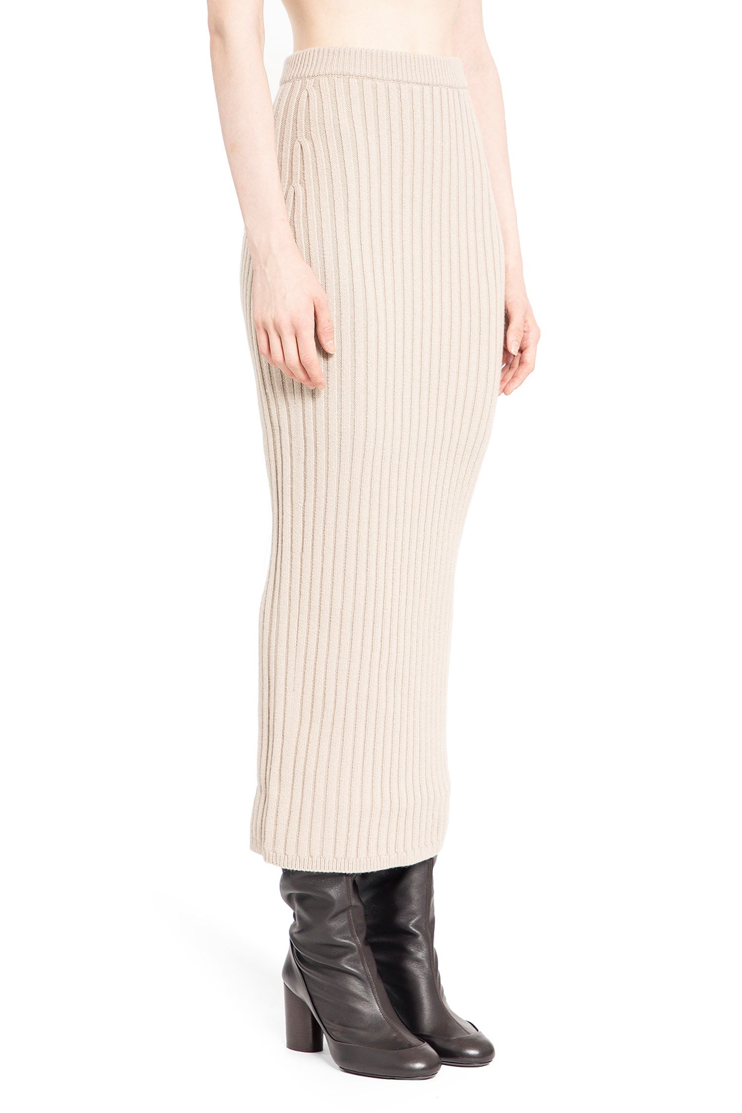 Wool-And-Cashmere-Knit-Skirt - 2