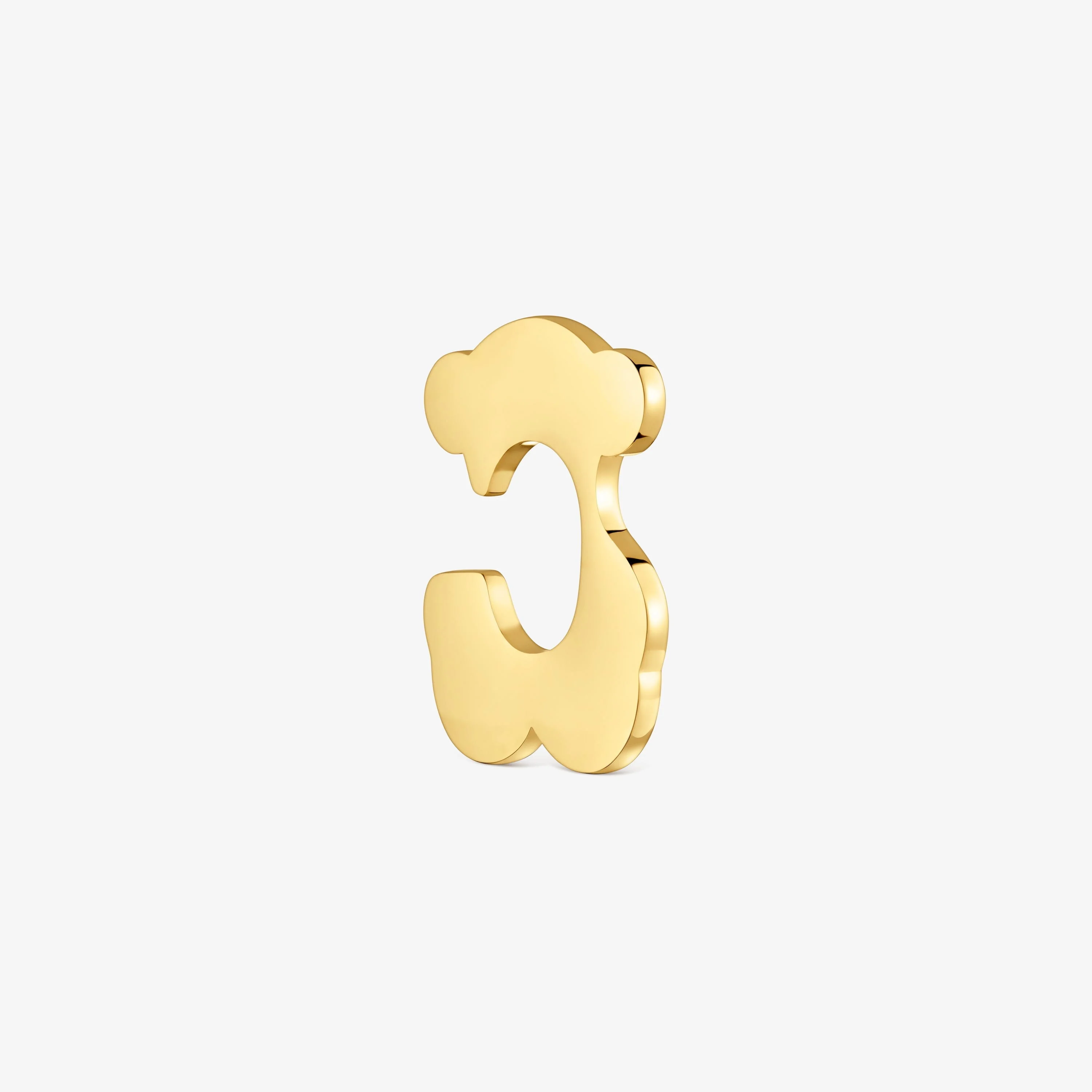 Gold-colored steel bear Earcuff TOUS Galaxy - 1