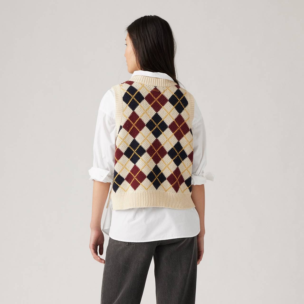 COLLEGIATE ARGYLE VEST - 4