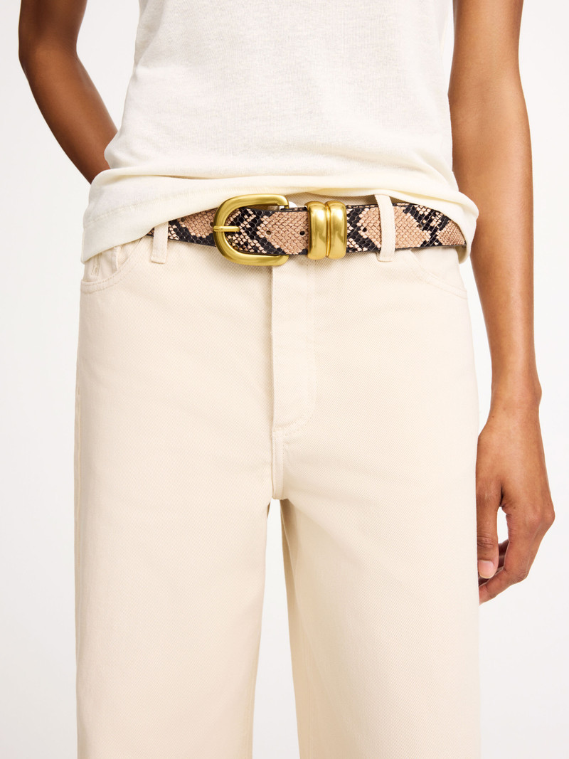 BY MALENE BIRGER Zoira leather belt outlook
