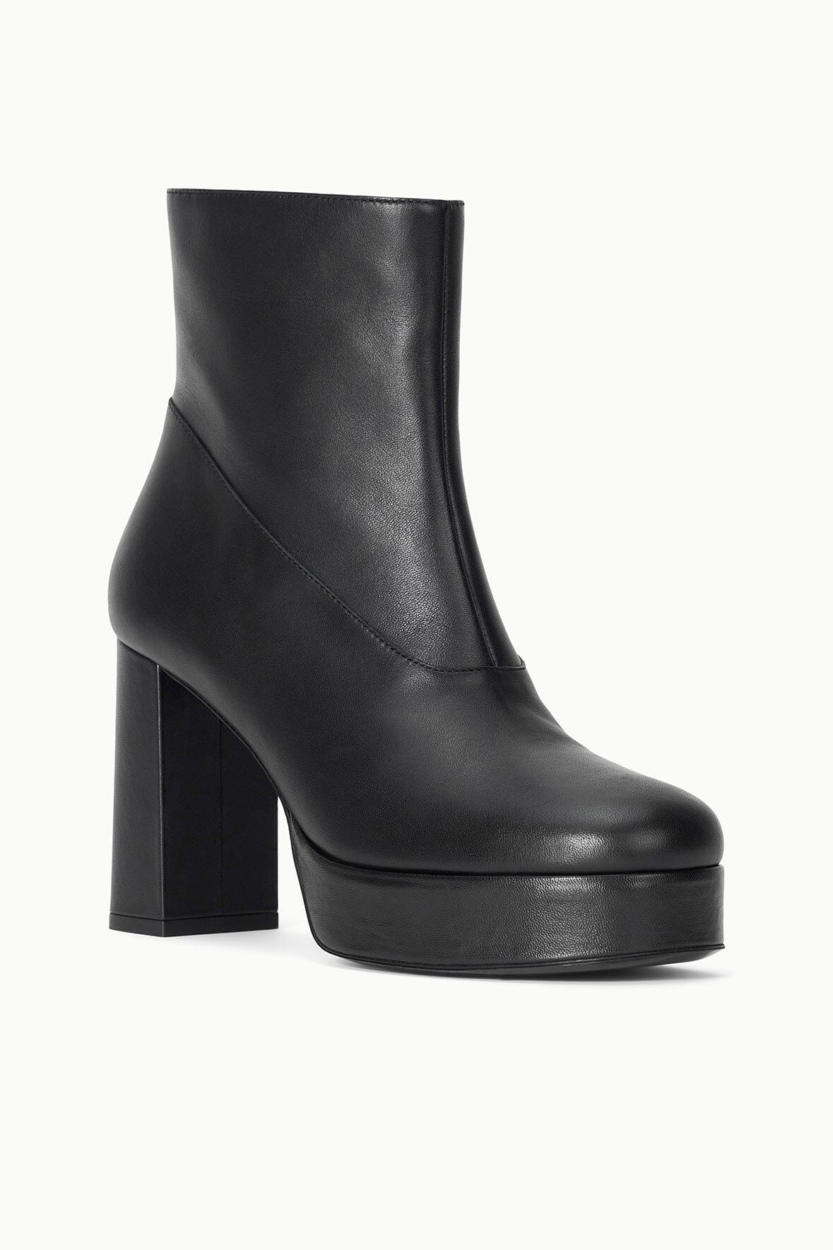STAUD JODIE PLATFORM ANKLE BOOT BLACK - 3