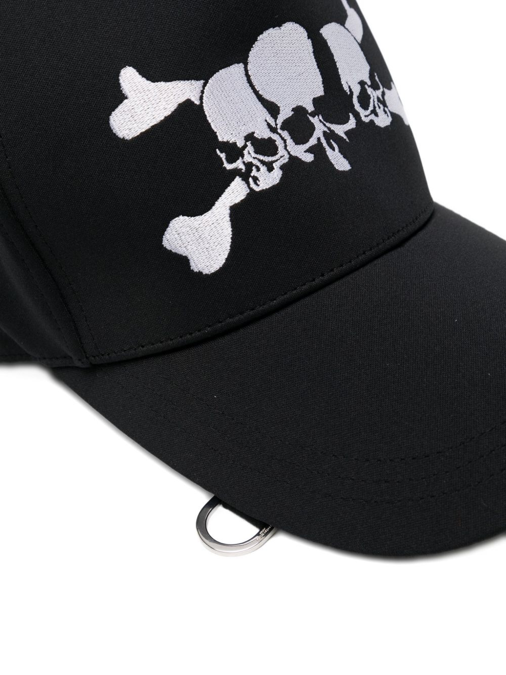 logo-embroidered cap - 3