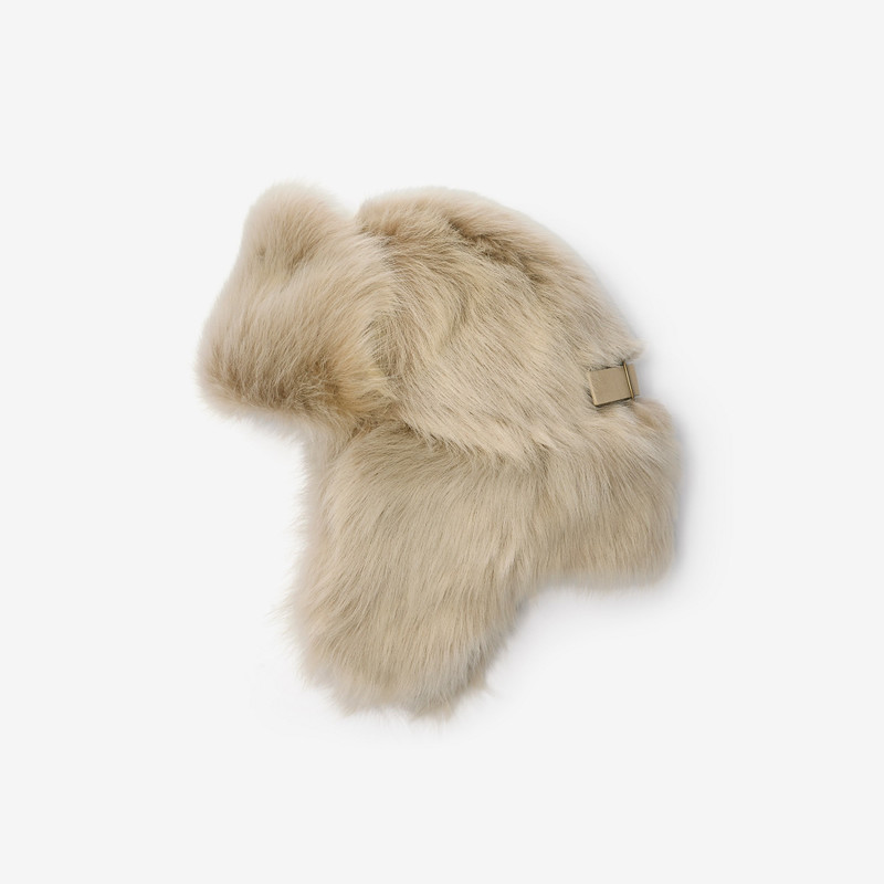 Burberry Shearling Trapper Hat outlook