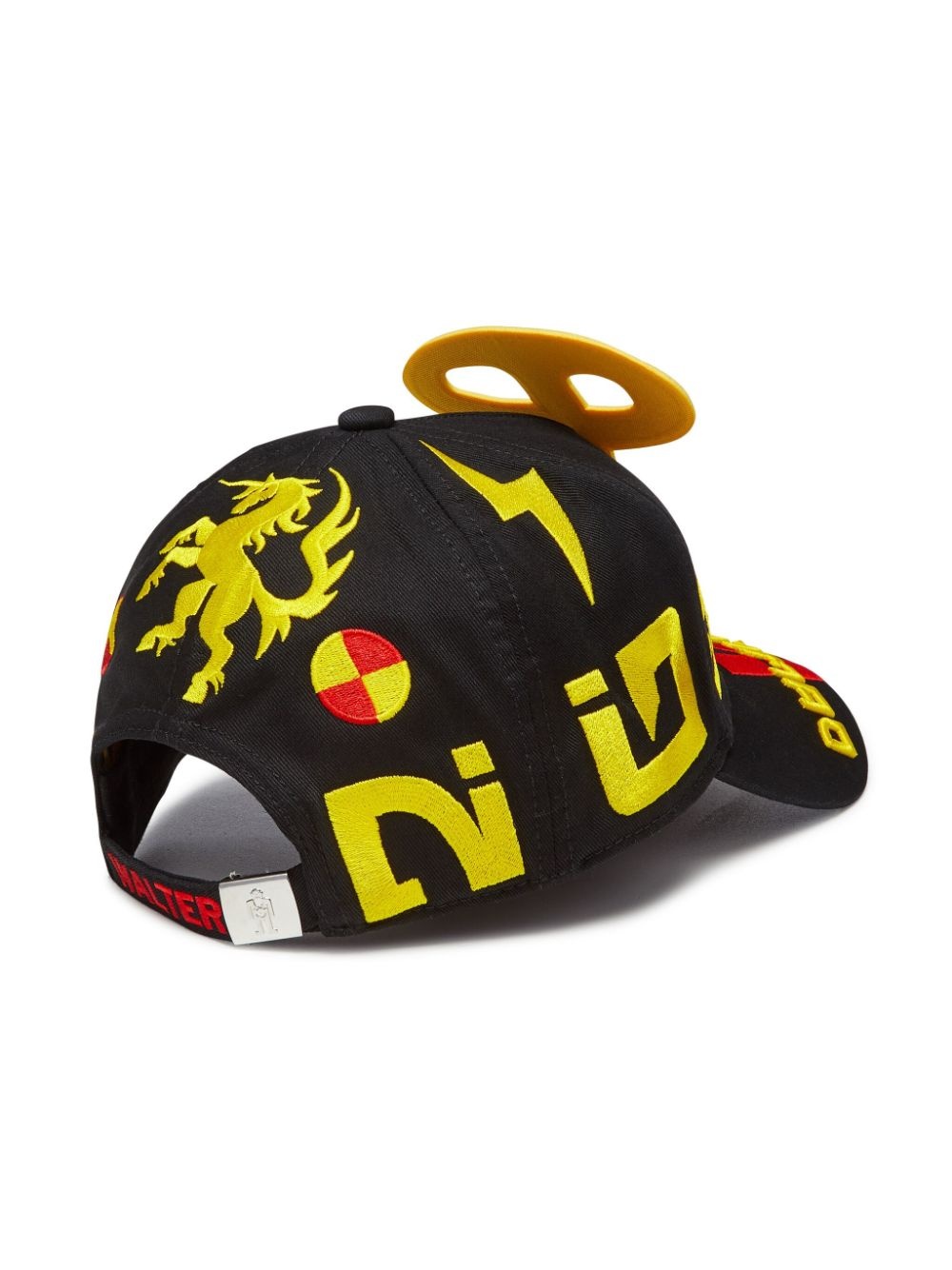 embroidered-motif baseball cap - 2