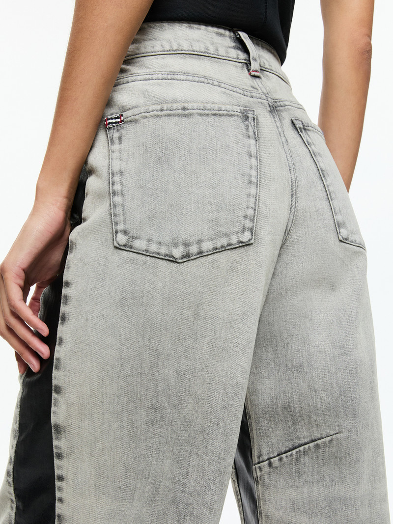 PARKER LOW RISE BALLOON LEG JEAN WITH CONTRAST PANELING 4