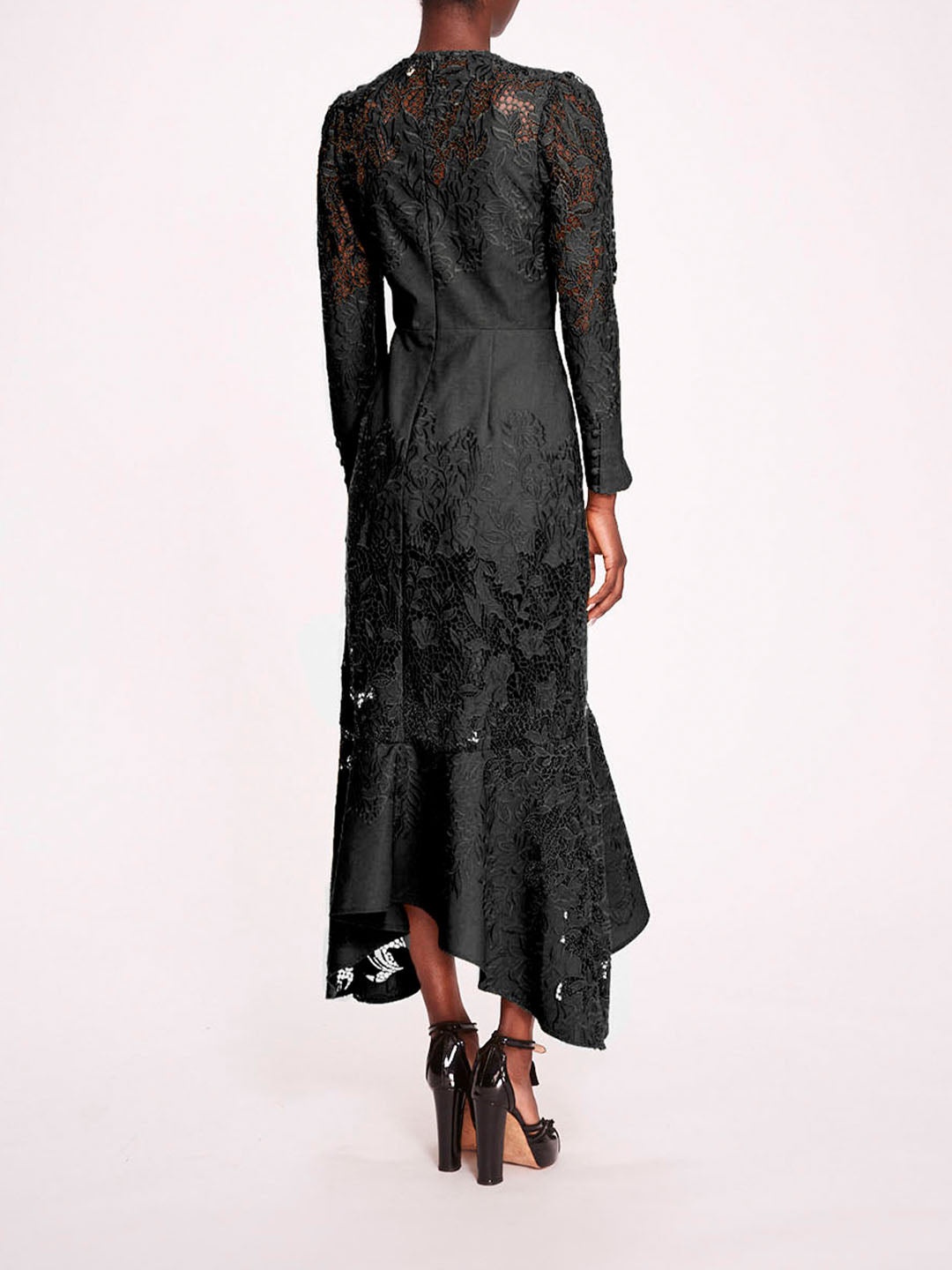 LINEN LACE MAXI DRESS - 2