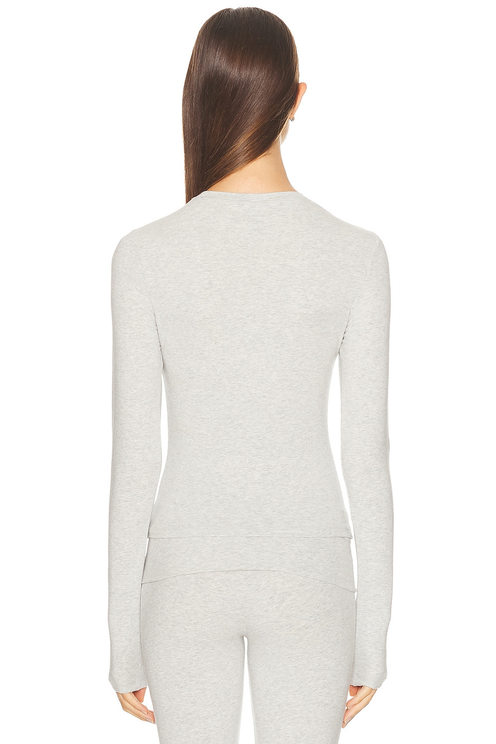 Cotton Jersey Long Sleeve T-Shirt - 3