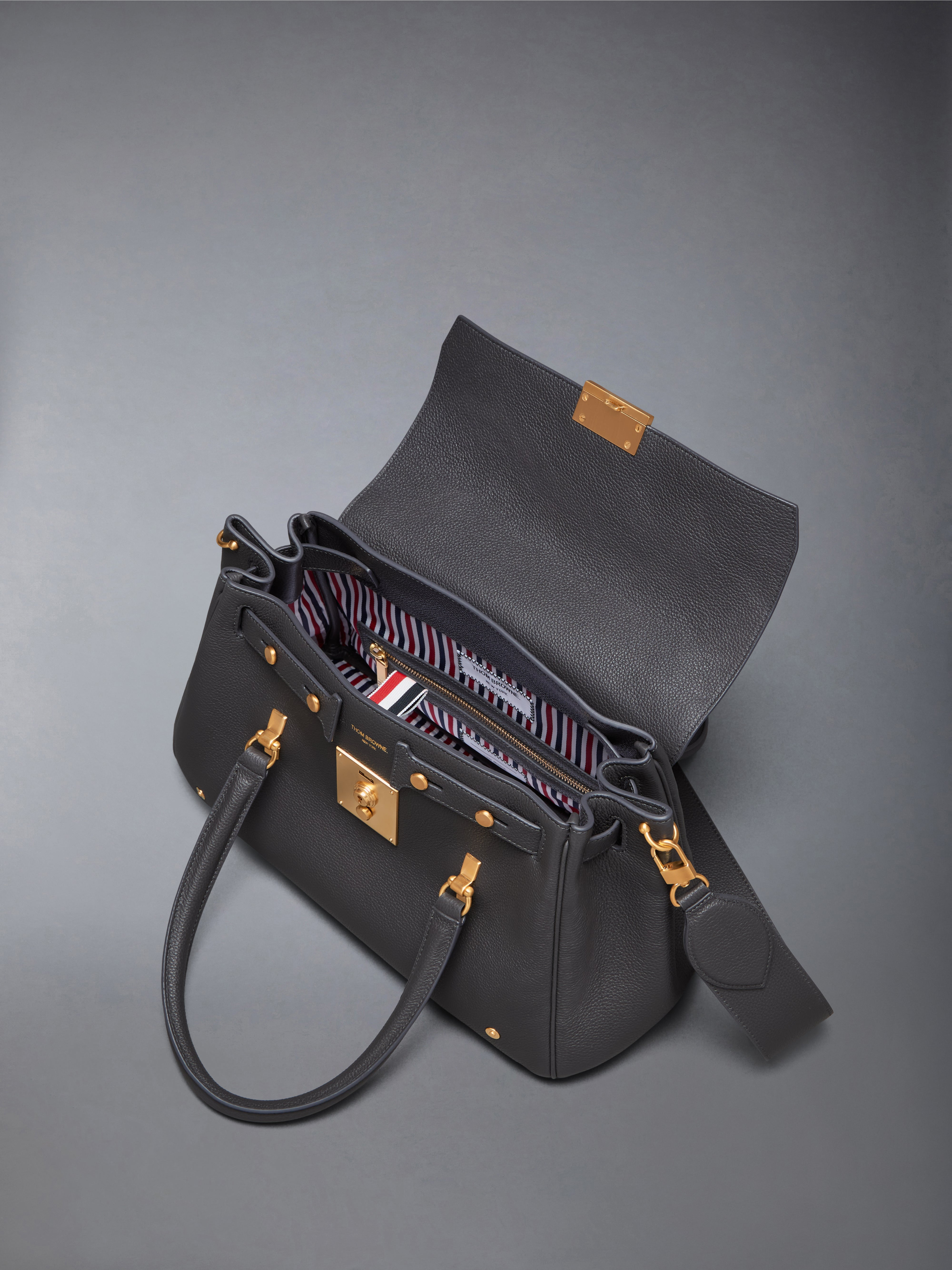 BOLTON BAG IN SOFT PEBBLE GRAIN LEATHER - 6