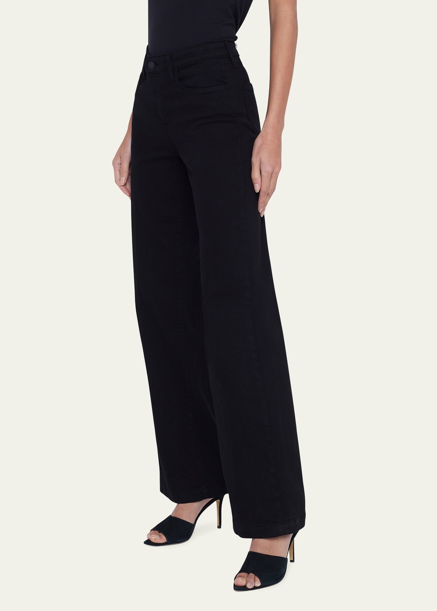Scottie High-Rise Wide-Leg Jeans - 4