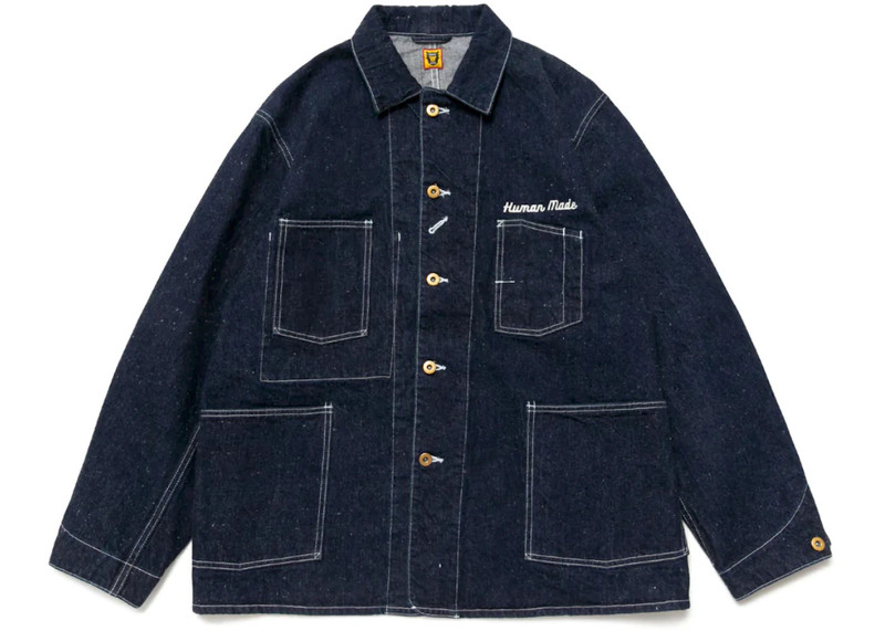 Human Made Denim Coverall Jacket Indigo - 1