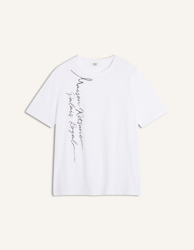 POETIC SCRIPT LIGHT REGULAR TEE-SHIRT 1