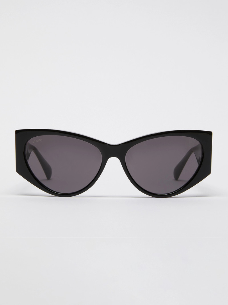 HINGE1 Soft cat-eye sunglasses - BLACK 1