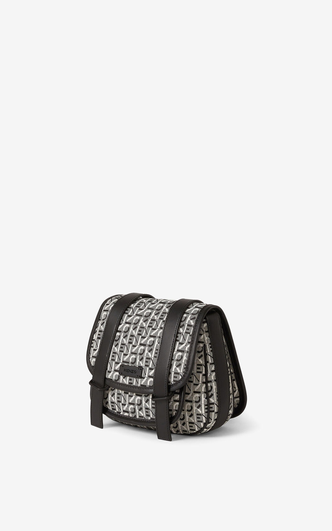 Small jacquard Courier messenger bag - 4