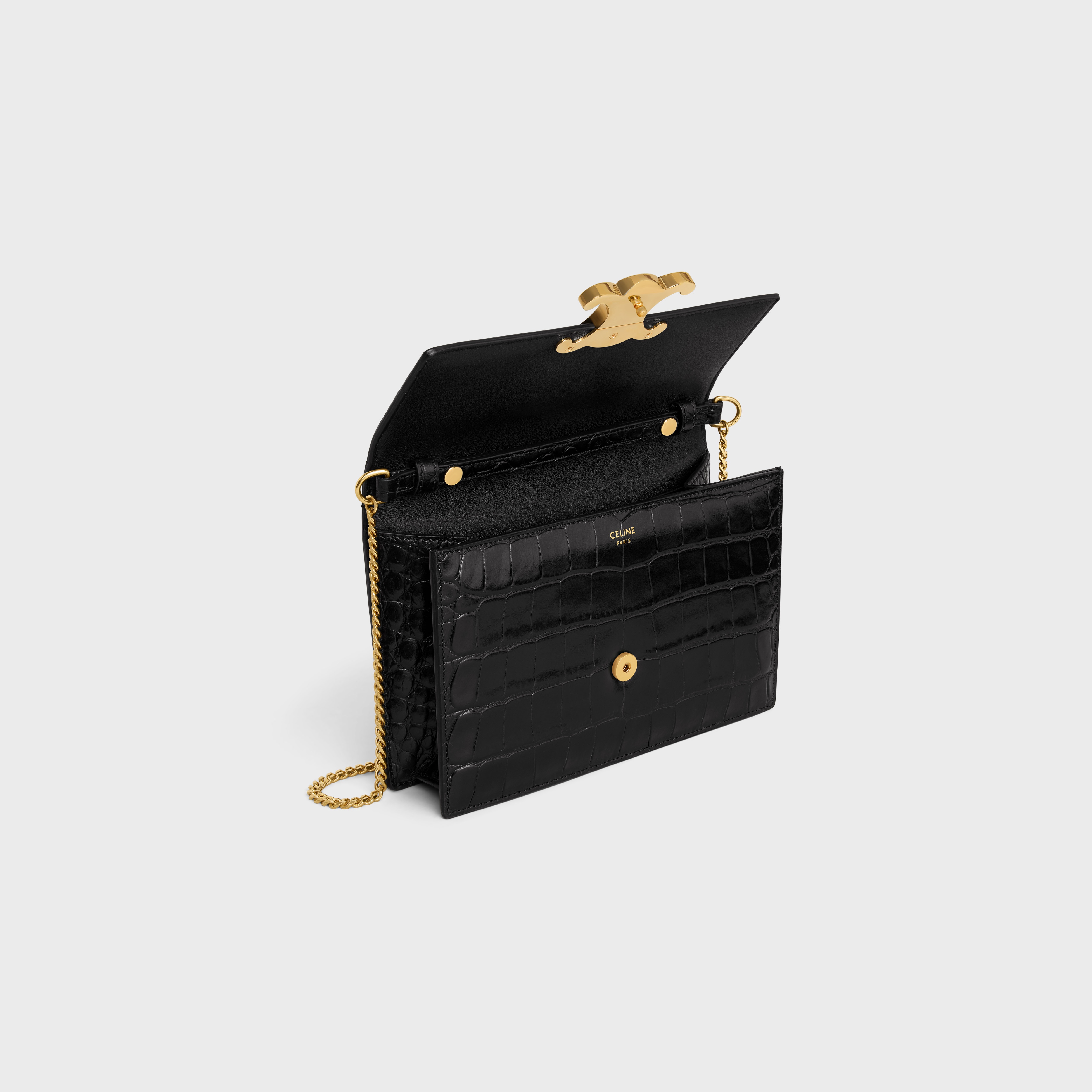 CLUTCH SOIR in NILOTICUS CROCODILE - 4
