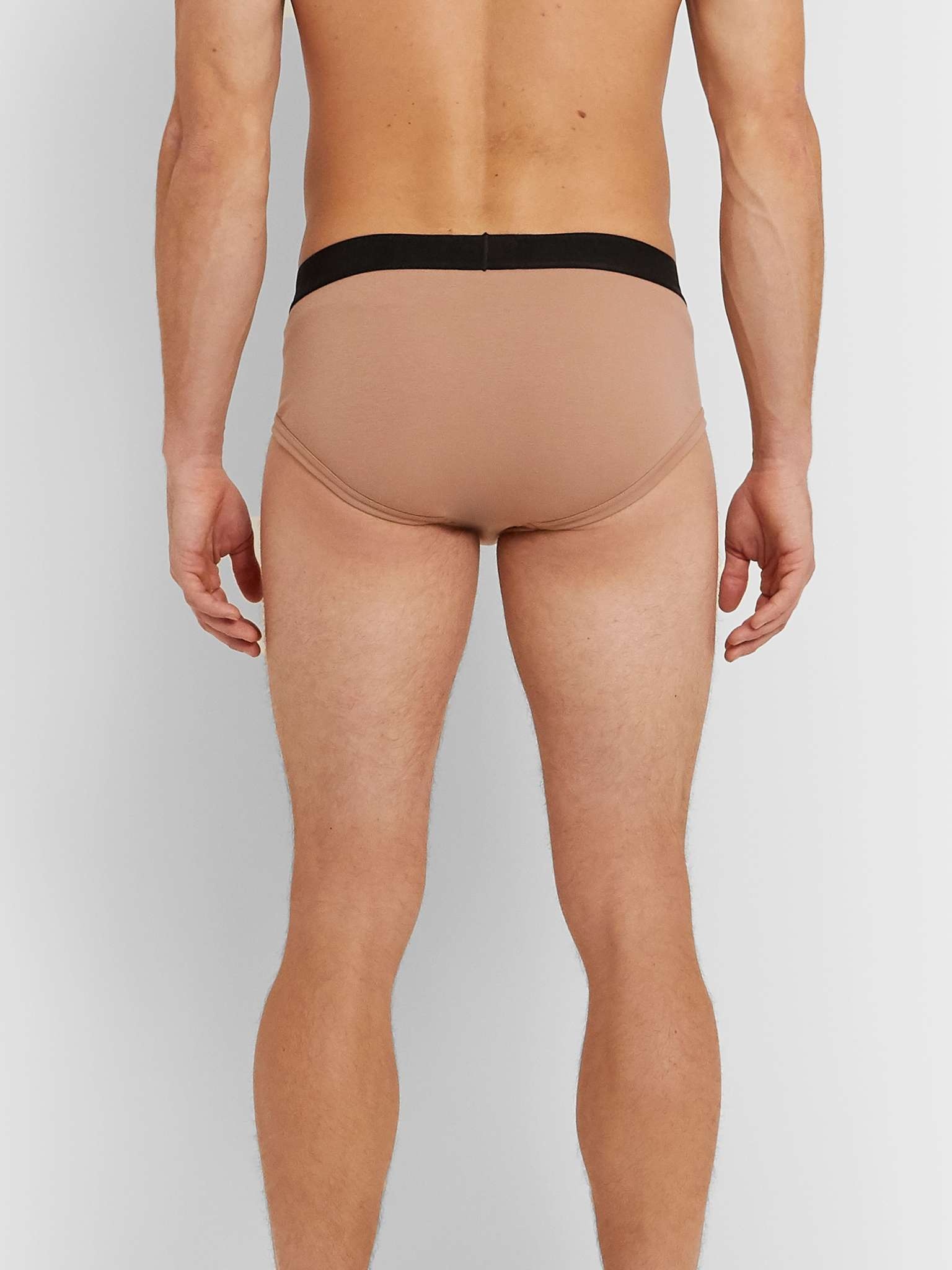 Stretch-Cotton Jersey Briefs - 3