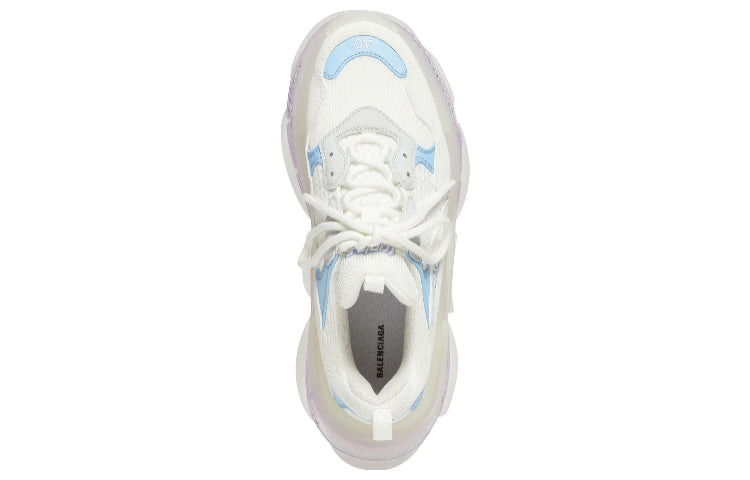 (WMNS) Balenciaga Triple S 'Clear Sole - Light Blue Purple' 544351W2GA39944 - 3