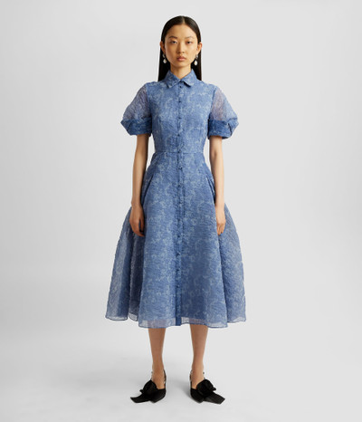 Erdem SHORT SLEEVE MIDI SHIRT DRESS outlook