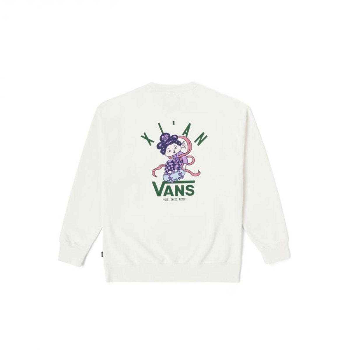 Vans Pullover Sweatshirt 'White' VN000KQDFS8 - 2