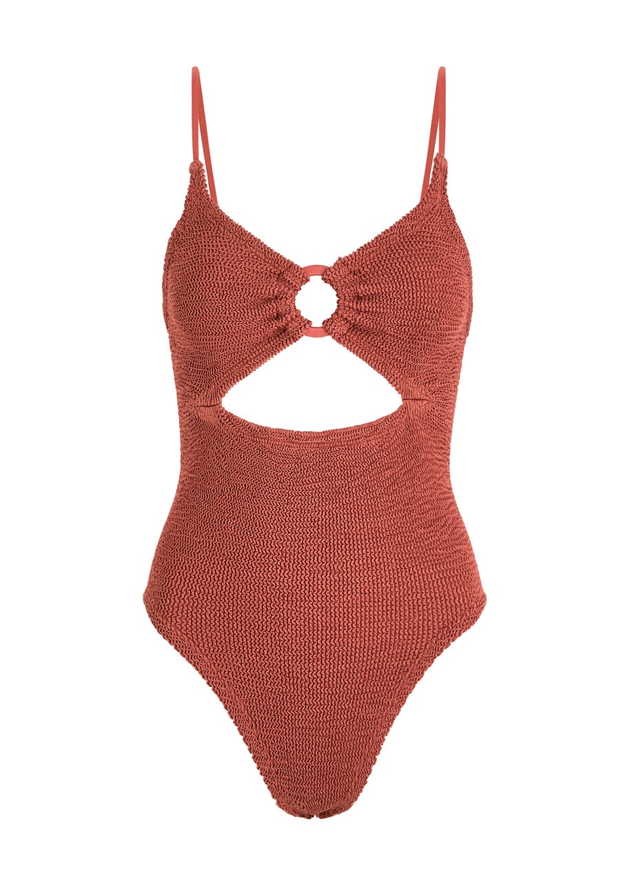Hunza G Crystal Seersucker Swimsuit - 1
